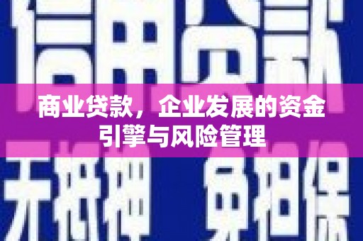 资溪商业贷款，企业发展的资金引擎与风险管理