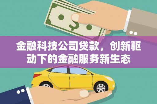 资溪金融科技公司贷款，创新驱动下的金融服务新生态