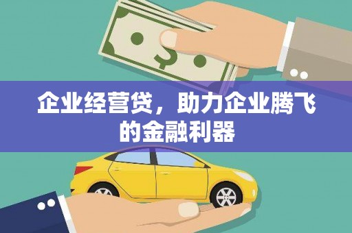 资溪企业经营贷，助力企业腾飞的金融利器