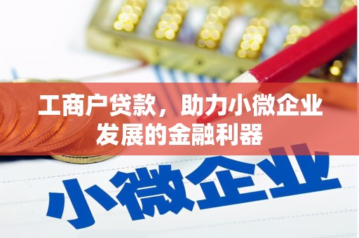 资溪工商户贷款，助力小微企业发展的金融利器