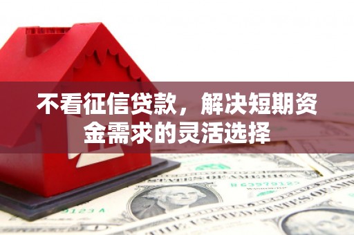 资溪不看征信贷款，解决短期资金需求的灵活选择