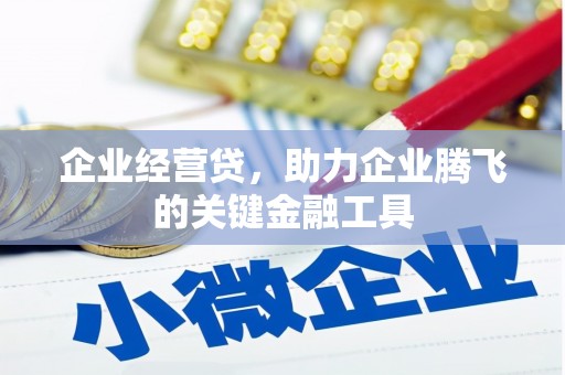 资溪企业经营贷，助力企业腾飞的关键金融工具