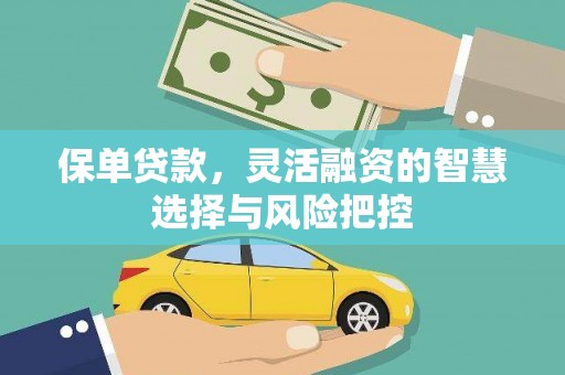 资溪保单贷款，灵活融资的智慧选择与风险把控