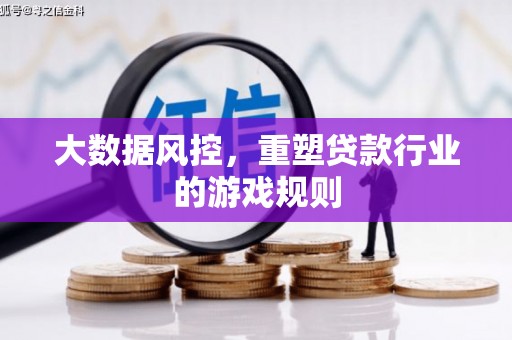 资溪大数据风控，重塑贷款行业的游戏规则