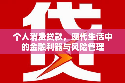 资溪个人消费贷款，现代生活中的金融利器与风险管理