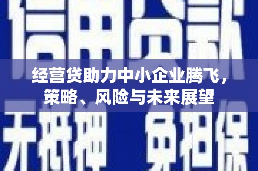 资溪经营贷助力中小企业腾飞，策略、风险与未来展望