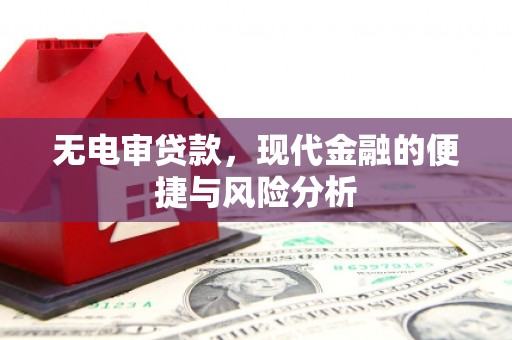 资溪无电审贷款，现代金融的便捷与风险分析