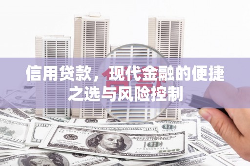 资溪信用贷款，现代金融的便捷之选与风险控制