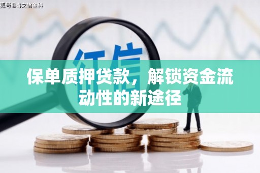资溪保单质押贷款，解锁资金流动性的新途径