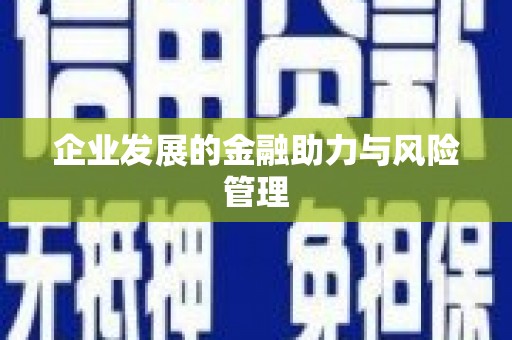 资溪企业发展的金融助力与风险管理