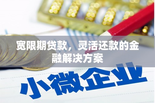资溪宽限期贷款，灵活还款的金融解决方案