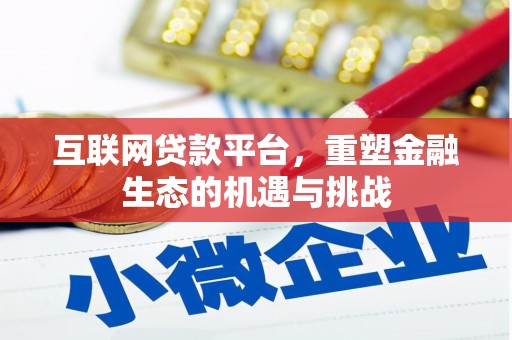 资溪互联网贷款平台，重塑金融生态的机遇与挑战