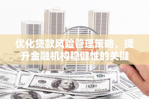 资溪优化贷款风险管理策略，提升金融机构稳健性的关键