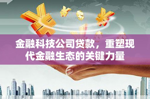 资溪金融科技公司贷款，重塑现代金融生态的关键力量