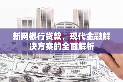 资溪新网银行贷款，现代金融解决方案的全面解析