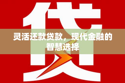 资溪灵活还款贷款，现代金融的智慧选择