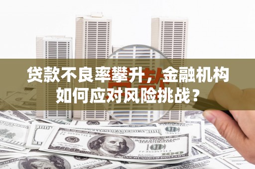 资溪贷款不良率攀升，金融机构如何应对风险挑战？