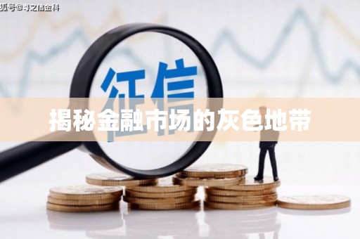 资溪揭秘金融市场的灰色地带
