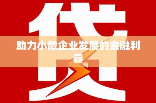 资溪助力小微企业发展的金融利器
