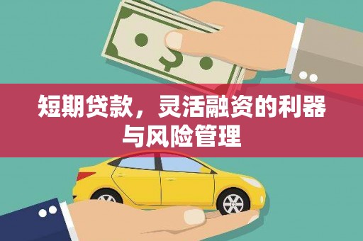 资溪短期贷款，灵活融资的利器与风险管理